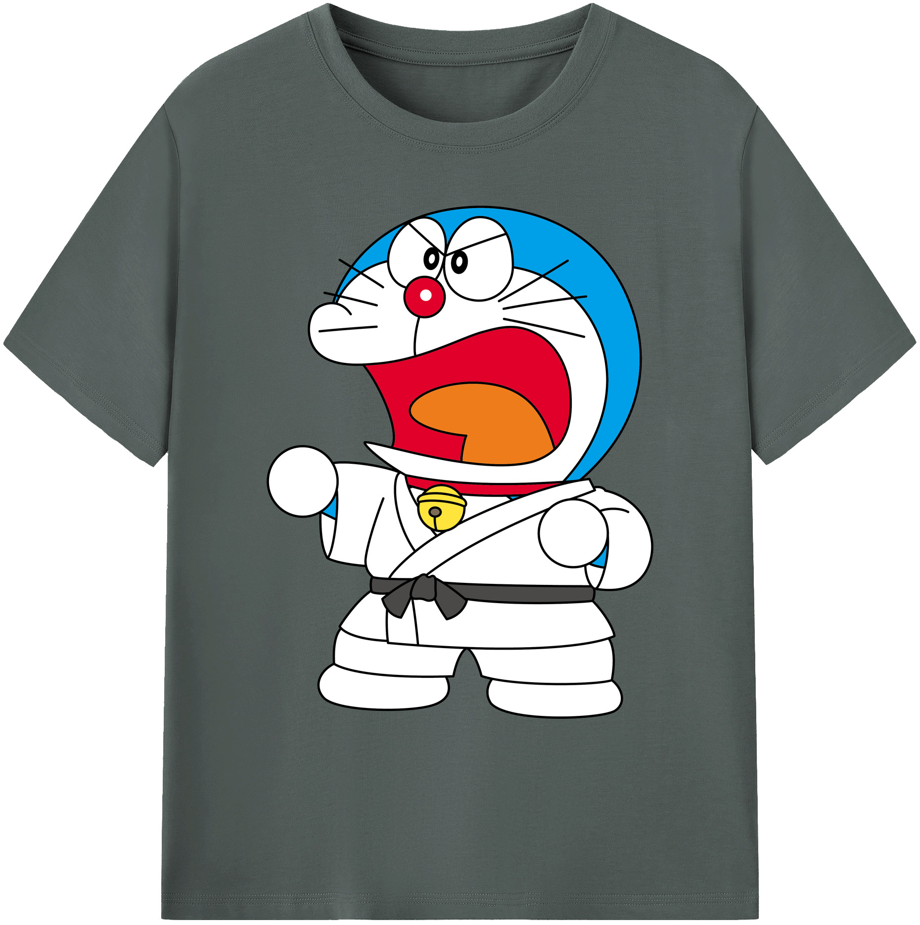 （画像用） ドラえもん Doraemon 綿100％ メンズ半袖Tシャツ｜肌触りやわらか＆通気性